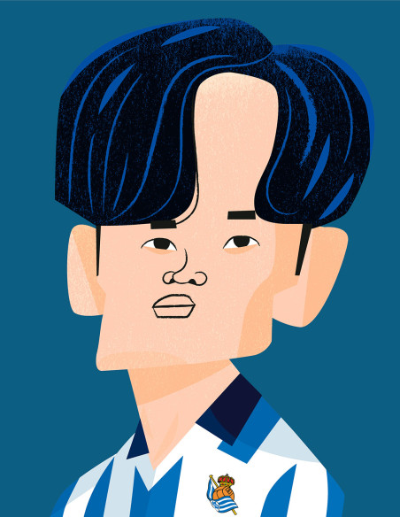 Ilustración "Take Kubo" de Mikel Casal. Reproducción A5 firmada