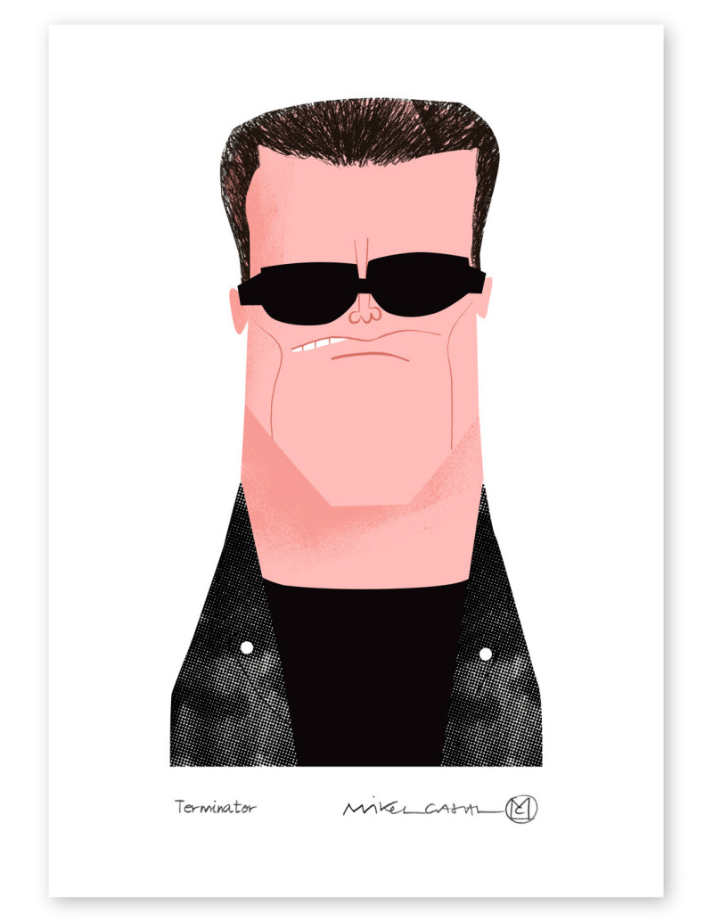Illustration "Arnold" by Mikel Casal. Signed A5...