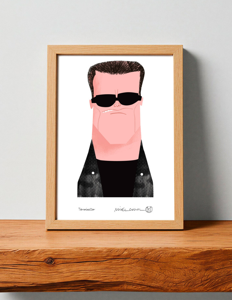 Illustration "Arnold" by Mikel Casal. Signed A5...