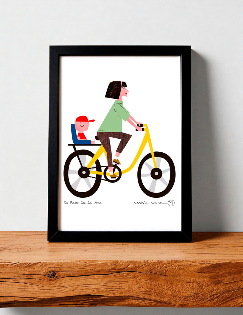 Illustration "De paseo con ama" (son version)...