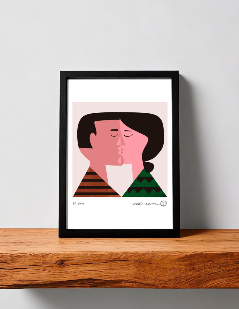 Ilustración "Kiss" de Mikel Casal. Reproducción...