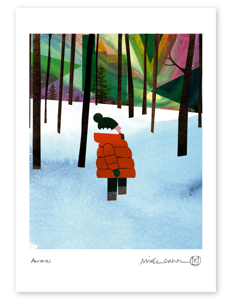 Ilustración "Auroras" Mikel Casal. Reproducción...
