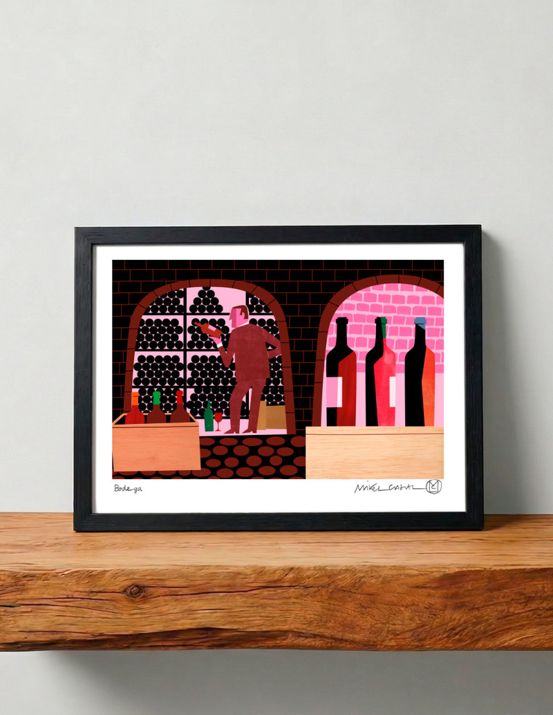Ilustración "La Bodega" Mikel Casal....
