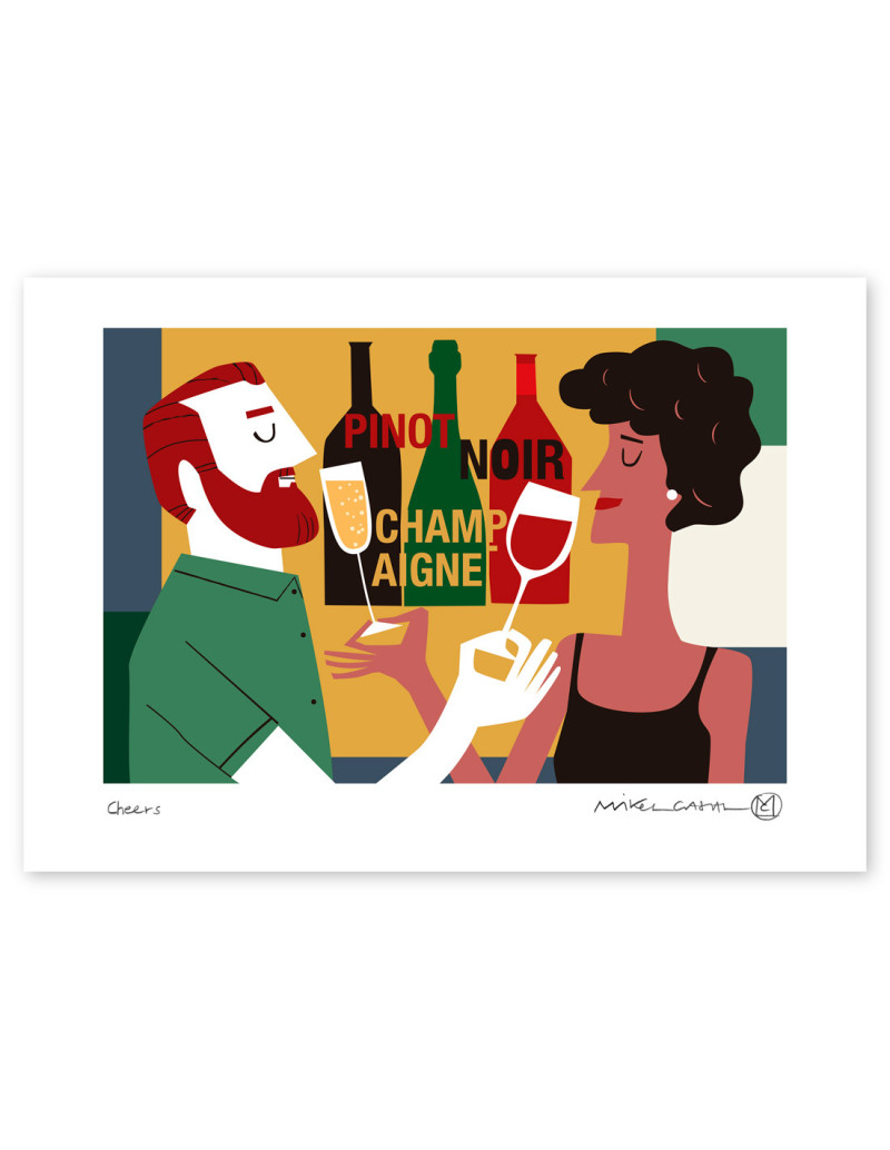 Ilustración "Cheers" Mikel Casal. Reproducción...