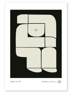 Illustration "Dentro de mí" by Mikel Casal. A4 signed...