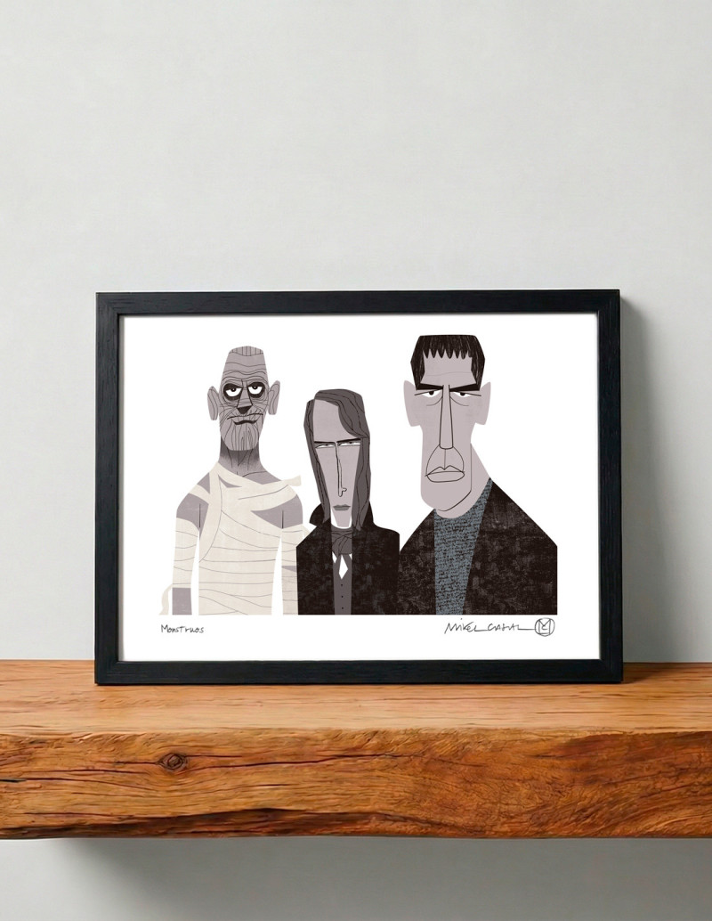 Ilustración "Monstruos" de Mikel Casal....