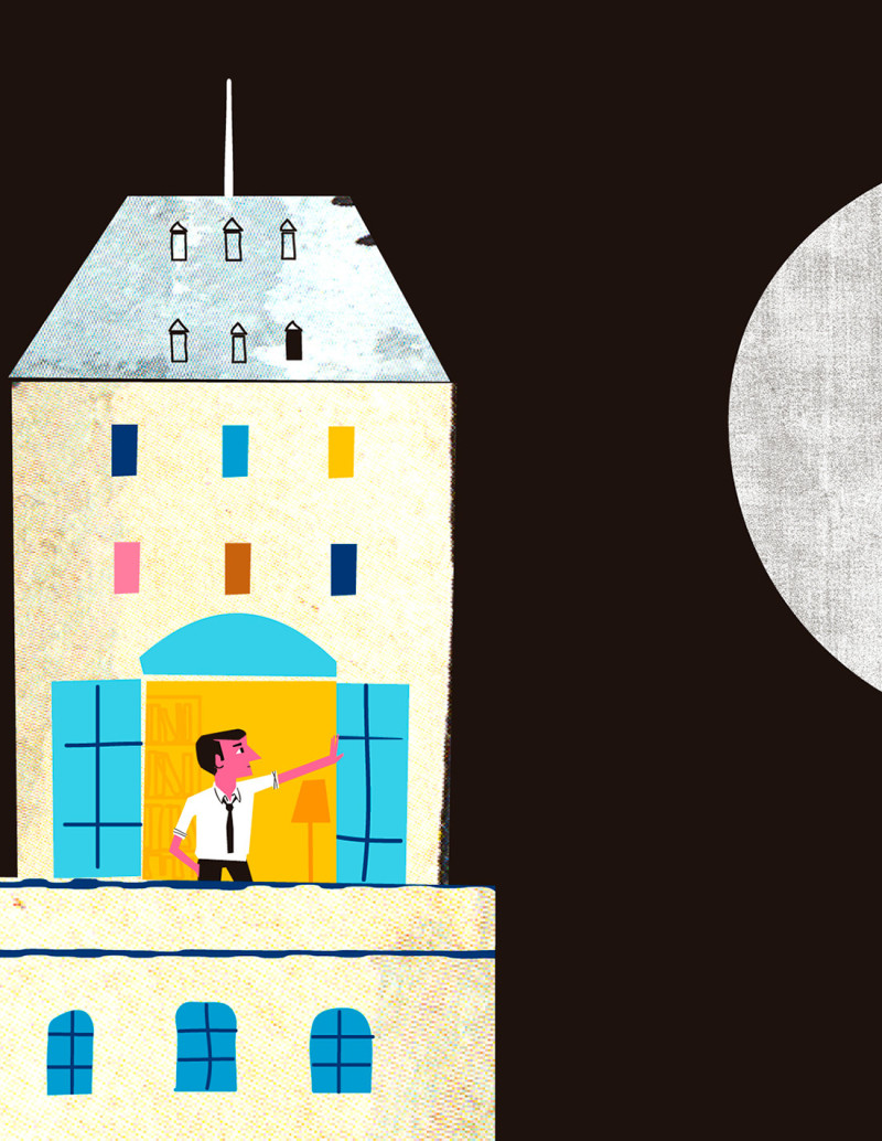 Ilustración "Moon" de Mikel Casal. Reproducción...