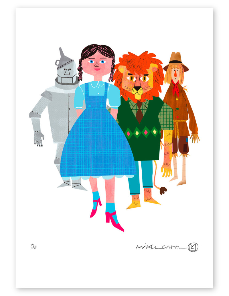 Ilustración "Oz" de Mikel Casal. Reproducción...
