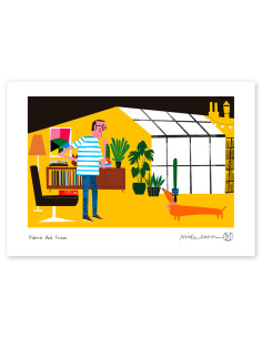 Ilustración "Pierre and Frankie" de Mikel Casal....
