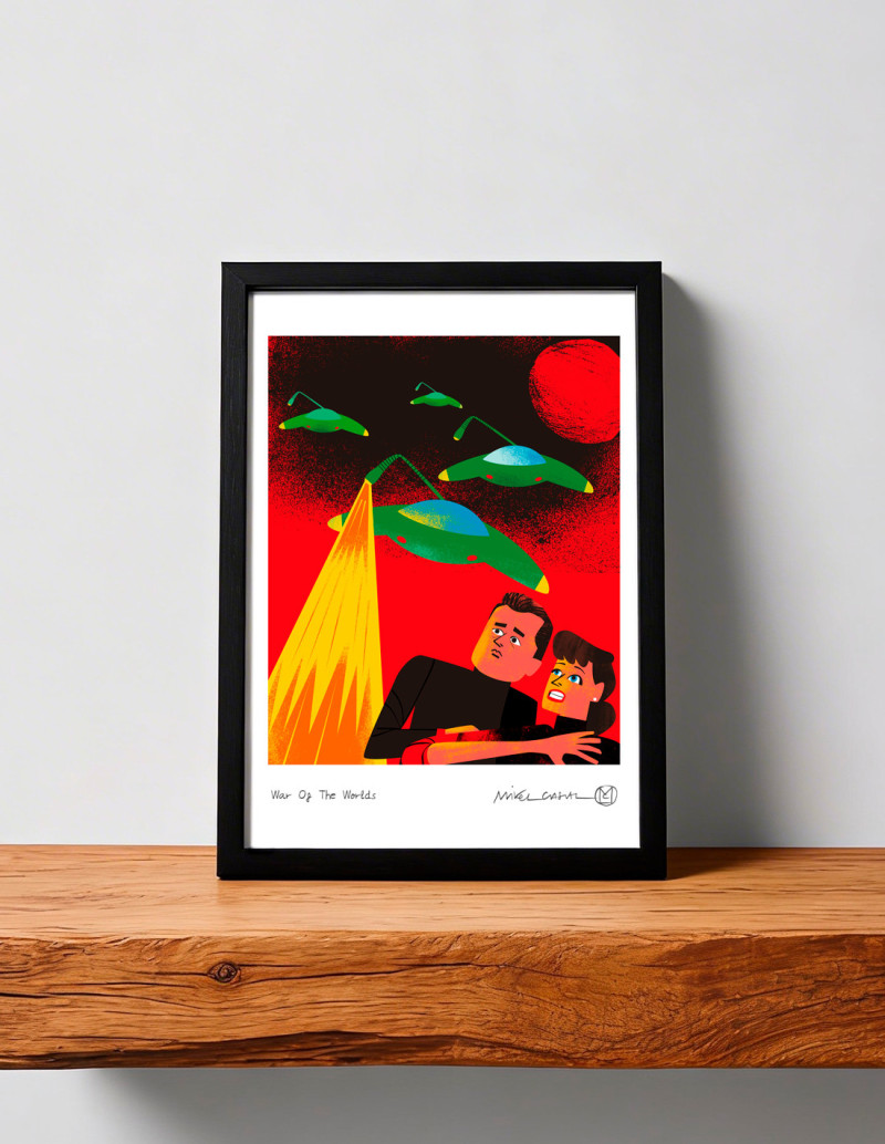 Illustration "War of the Worlds" by Mikel...