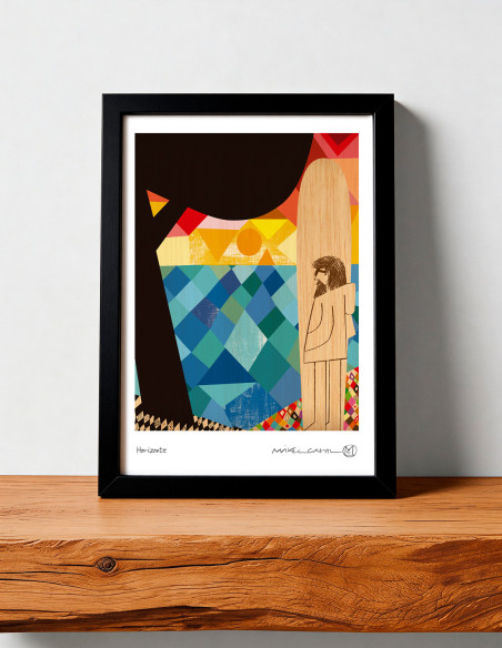 Ilustración "Horizonte" de Mikel Casal. Reproducciones en A4 y A5
