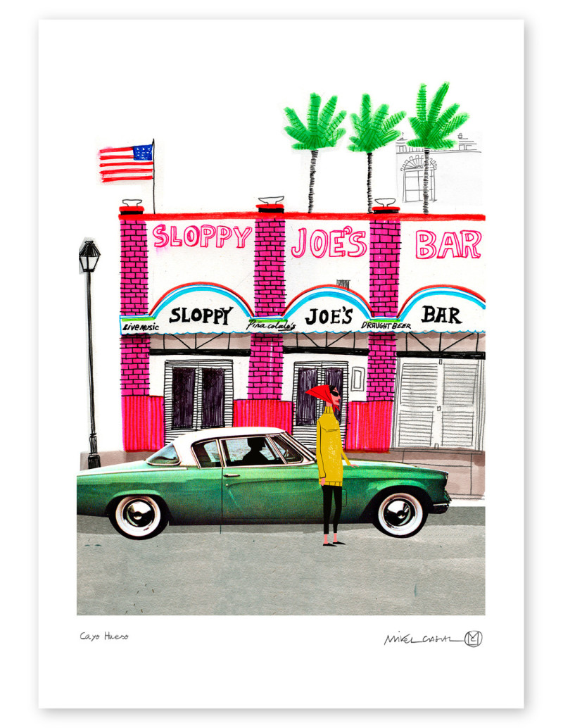 Illustration "Cayo Hueso" by Mikel Casal....