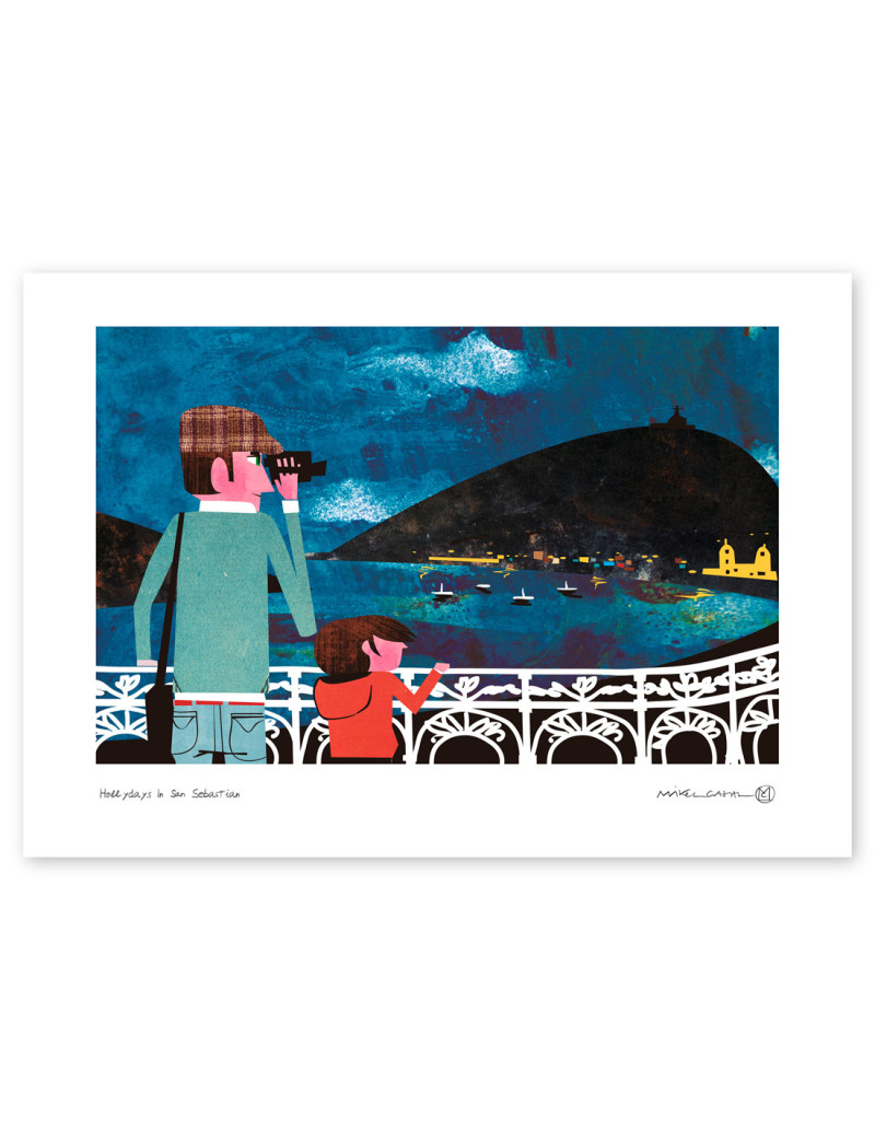 Illustration "Holidays in San Sebastian" by...