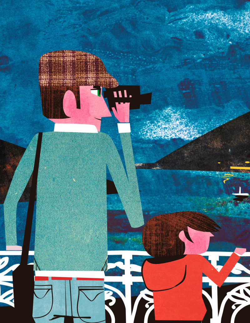 Illustration "Holidays in San Sebastian" by...