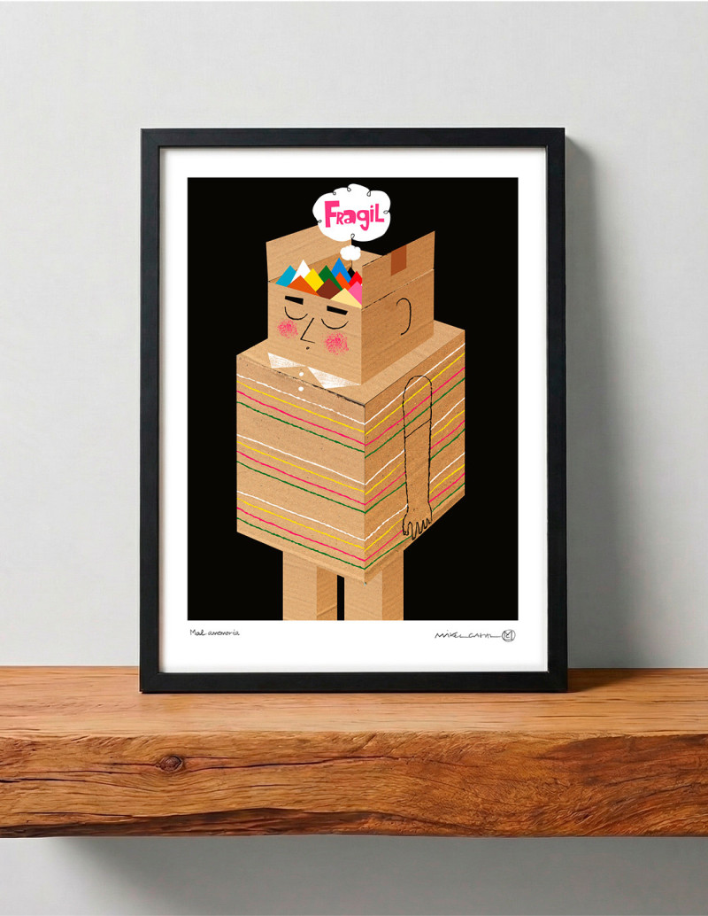 Illustration "Malamemoria" by Mikel Casal....