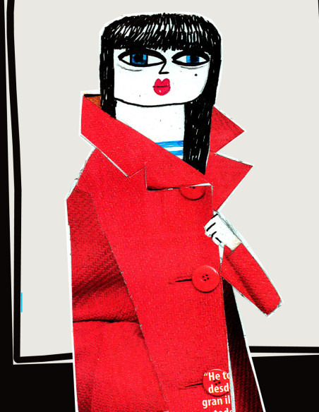Illustration "Marie" by Mikel Casal. Signed A3 reproduction