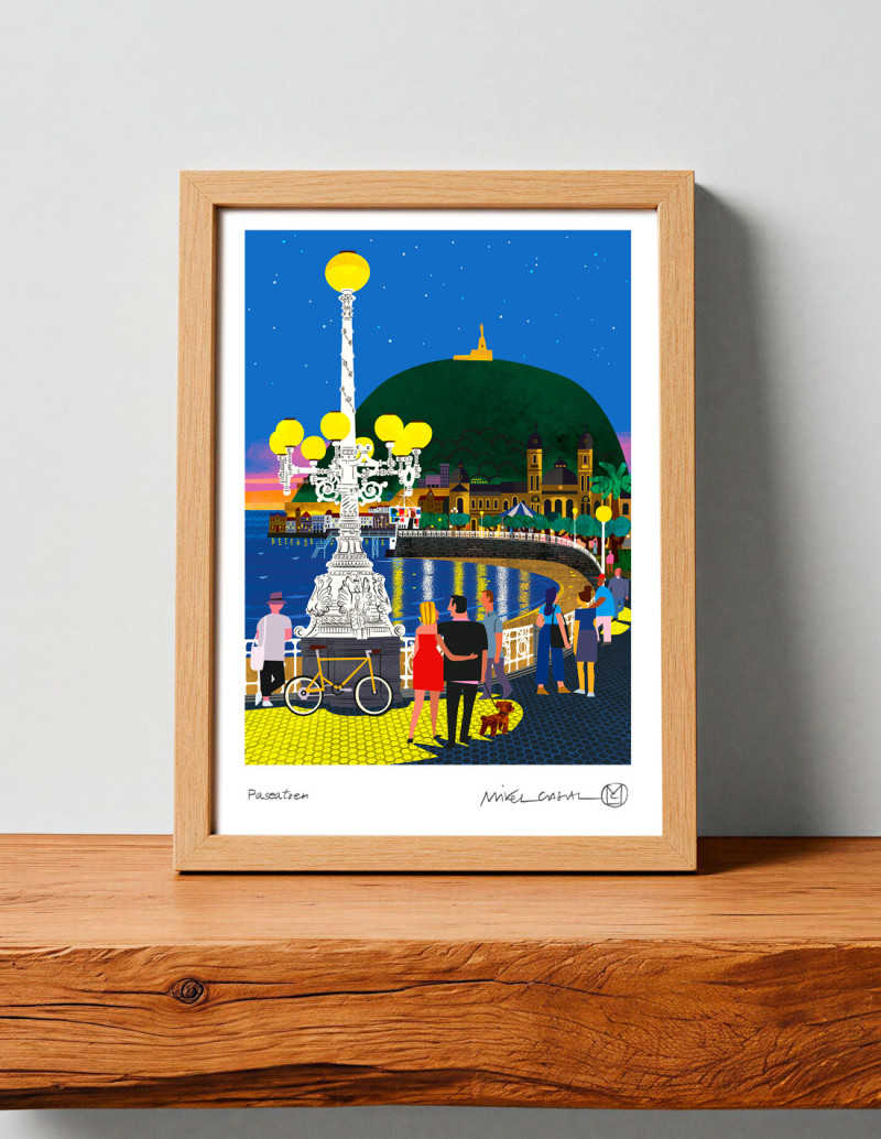 Illustration "Paseatzen" by Mikel Casal. A5,...