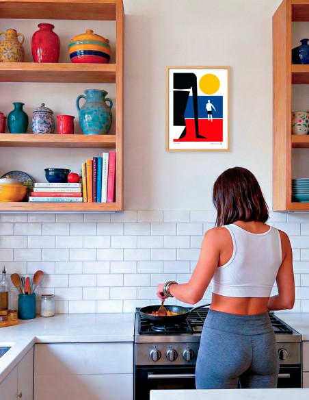 Illustration "Playa" by Mikel Casal. Signed A3 and A2 reproductions