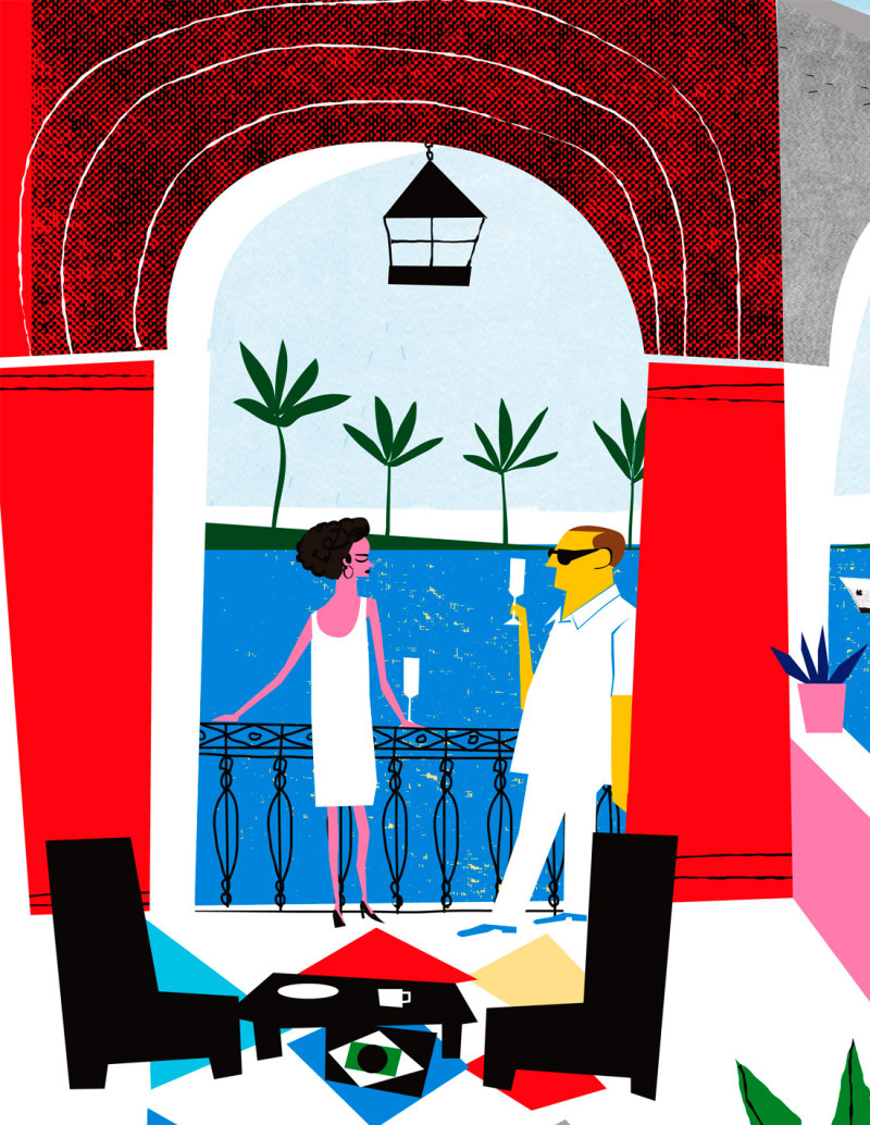 Illustration "Queen of Panama" by Mikel Casal....