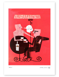 Ilustración "Salud" de Mikel Casal. Reproducción A3 firmada