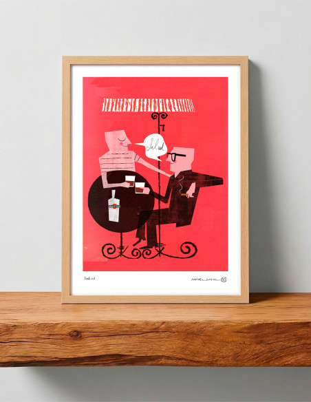 Ilustración "Salud" de Mikel Casal. Reproducción A3 firmada