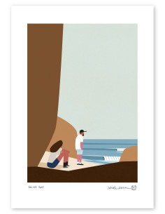 Ilustración "Secret Spot" de Mikel Casal. Reproducciones...