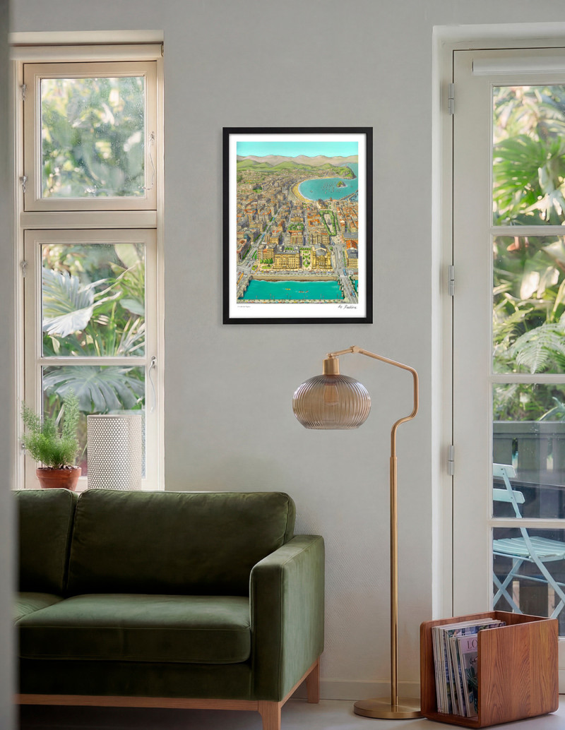 Illustration "A vista de pájaro 2" by Roskow....