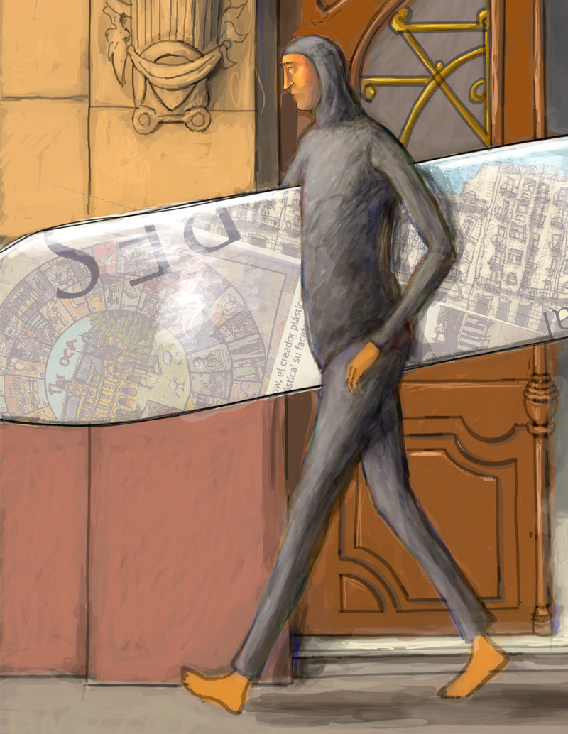 Ilustración "Adresse a la mer" de Roskow....