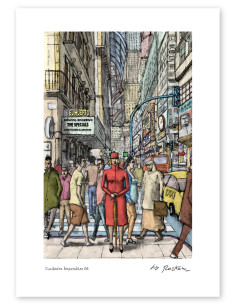 Illustration "Ciudades Imposibles 6" by Roskow. A4 and A3...