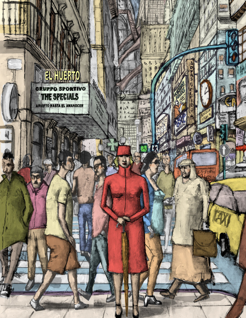 Illustration "Ciudades Imposibles 6" by Roskow....