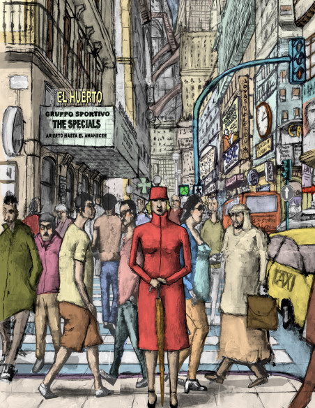 Illustration "Ciudades Imposibles 6" by Roskow. A4 and A3 reproductions