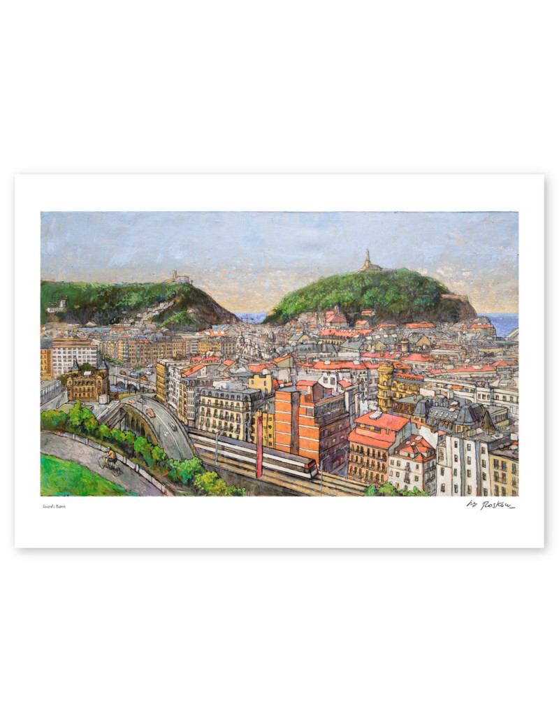 Ilustración "Donosti Boom" de Roskow....