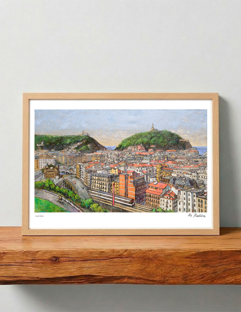 Ilustración "Donosti Boom" de Roskow....