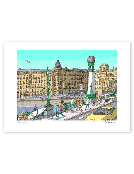 Illustration "El regreso de la momia" by Roskow. A4, A3 and A2 reproductions