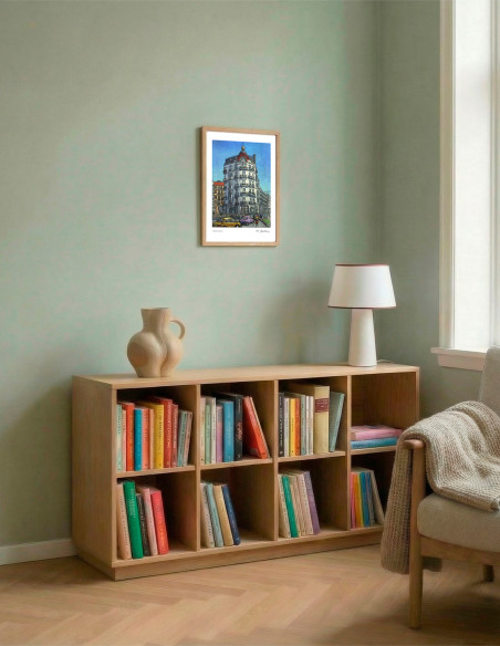 Illustration "The fabulous Hotel Londres" by Roskow. A4 and A3 reproductions