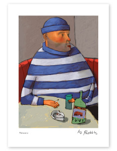 Illustration "El marinero" by Roscow. A4 and A3...
