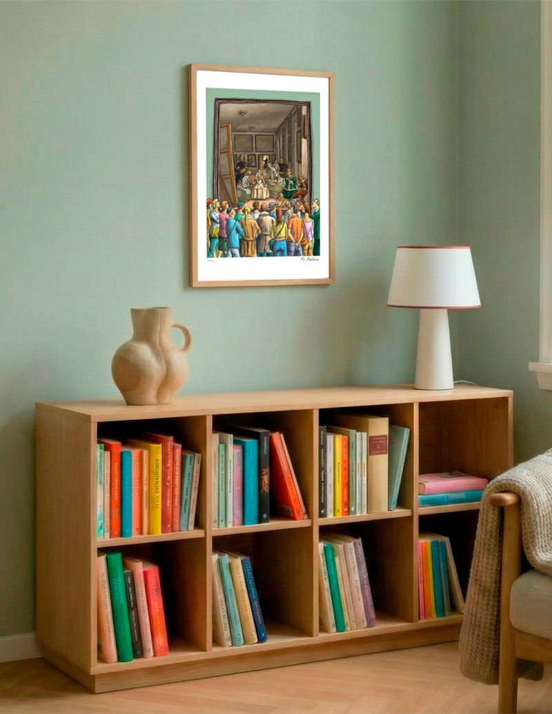 Illustration "Las meninas" by Roskow. A4, A3...
