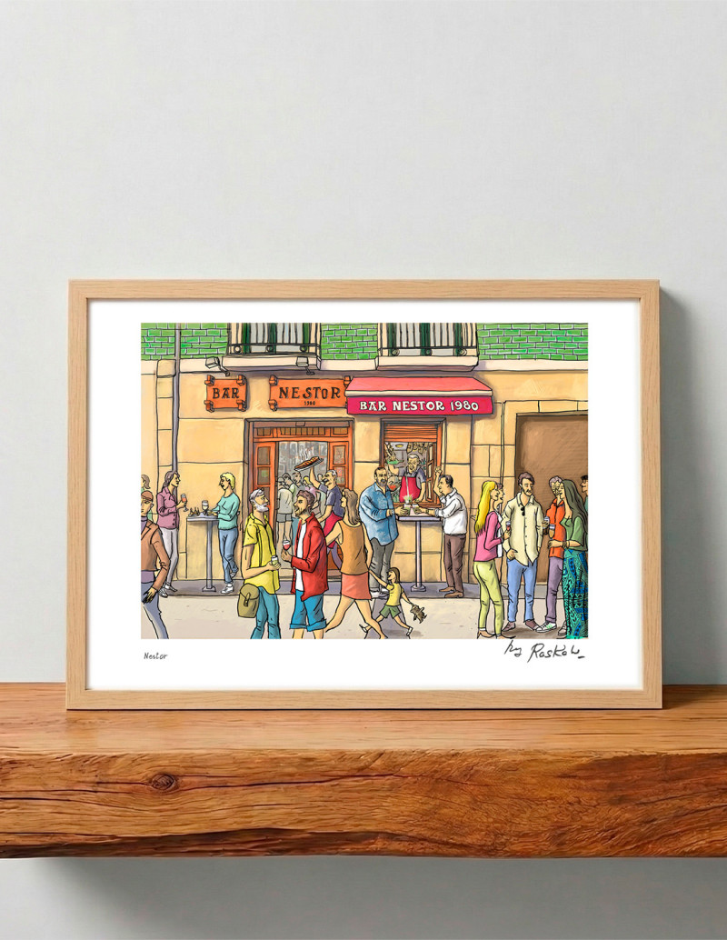 Illustration "Nestor" by Roskow. A4, A3 and A2...