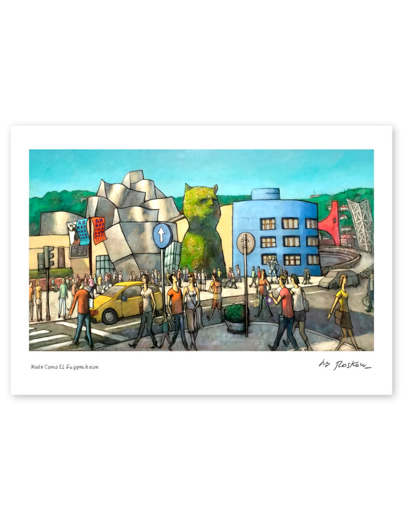 Ilustración "Nada como el Guggenheim" de...
