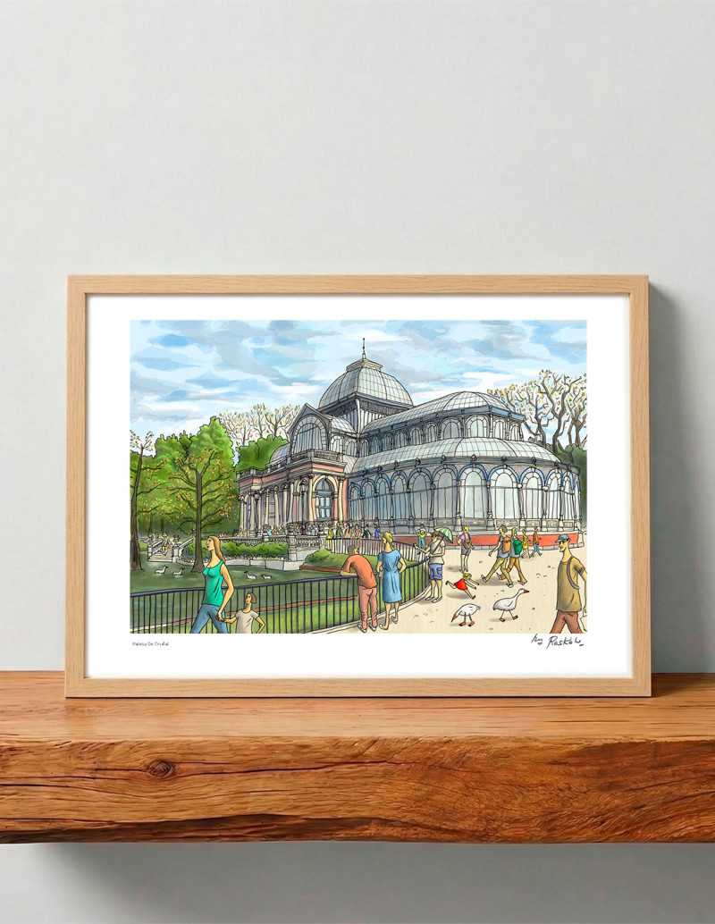 Illustration "El palacio de cristal" by Roskow....