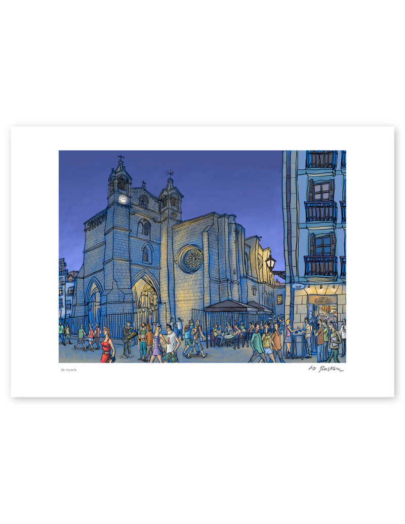 Ilustración "San Vicente" de Roskow....