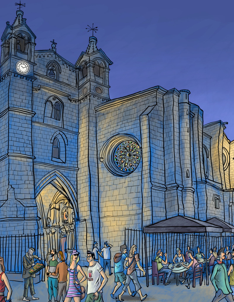 Ilustración "San Vicente" de Roskow....