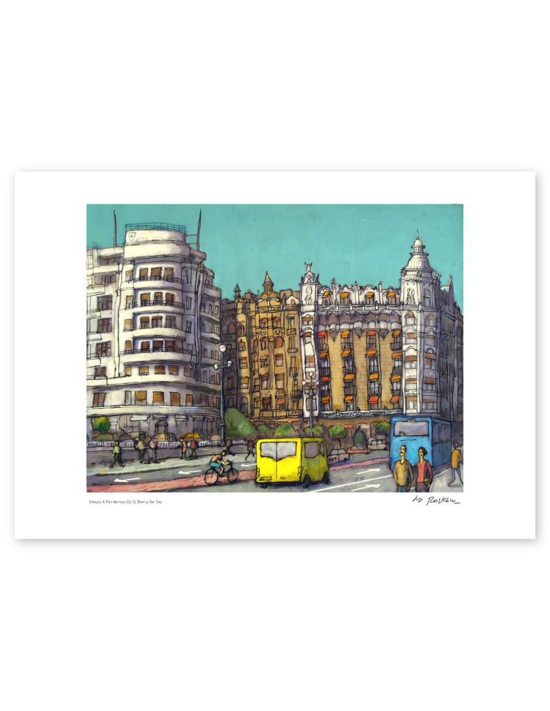 Illustration "Vamos a perdernos en el barrio de...