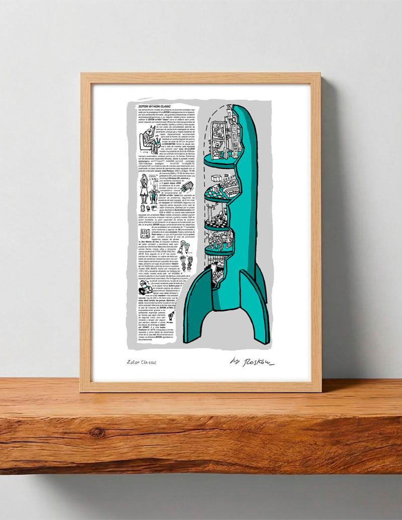 Illustration "Zotor Classic" by Roskow. A4 and...