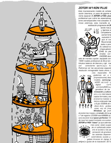 Illustration "Zotor Plus" by Roskow. A4 and A3 reproductions