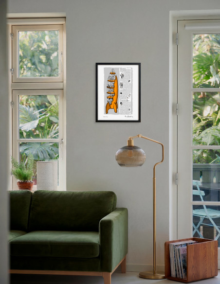 Illustration "Zotor Plus" by Roskow. A4 and A3 reproductions
