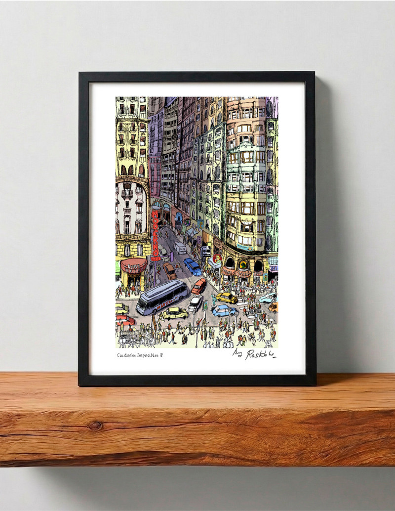 Ilustración "Ciudades Imposibles 7" de Roskow....