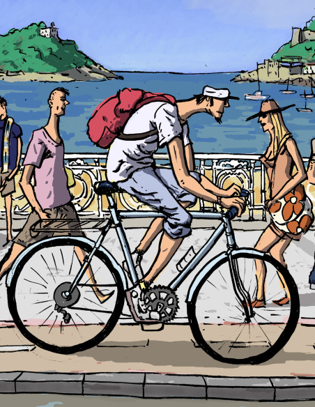 Ilustración "Día de verano" de Roskow. Reproducciones A4 y A3