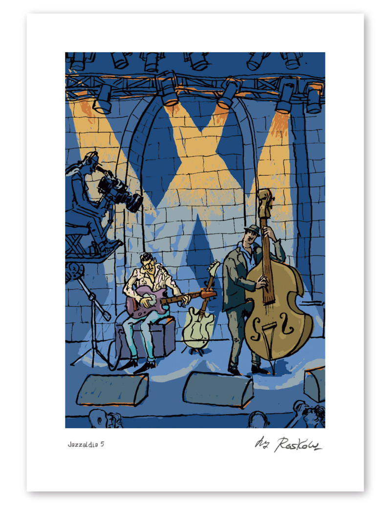 Ilustración "Jazzaldia 4" de Roskow....
