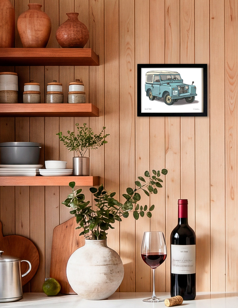 Ilustración "Land Rover" de Roskow....